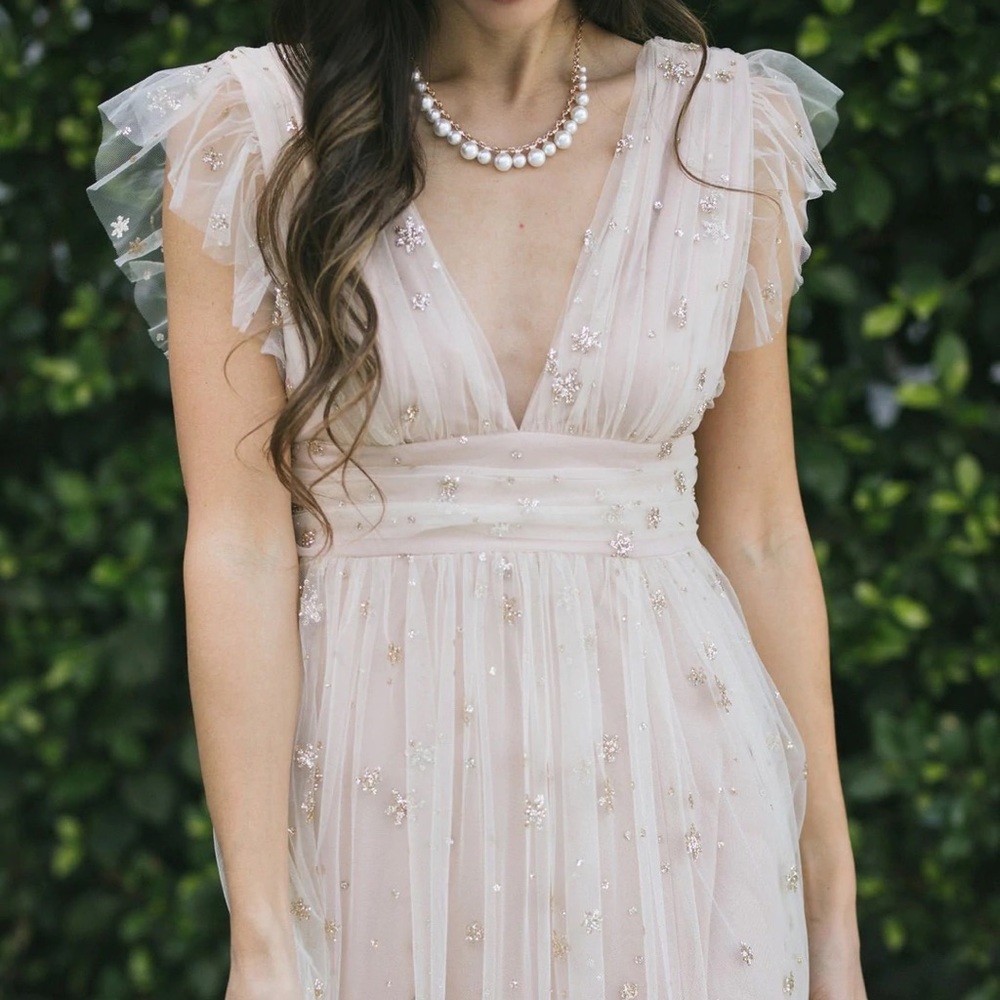 Gold Tulle Dresss